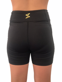 Speed Hi-Rise Bike Shorts - Black
