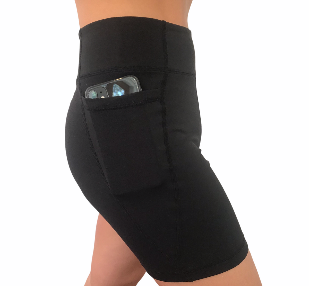 Speed Hi-Rise Bike Shorts - Black