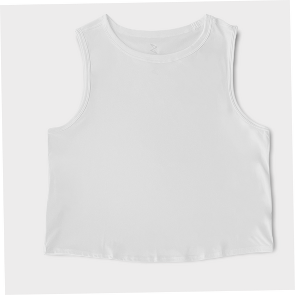 Triple Threat Tank Top - Snow