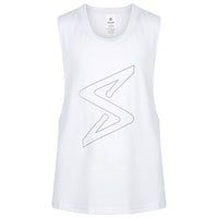 Squad Muscle Tank - White