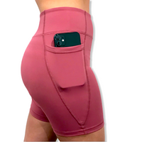 Speed Hi-Rise Bike Shorts - Magenta