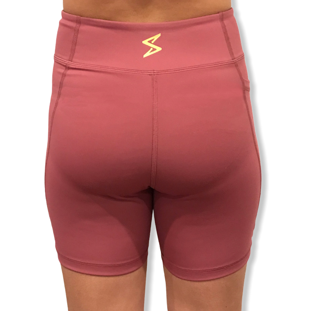 Speed Hi-Rise Bike Shorts - Magenta