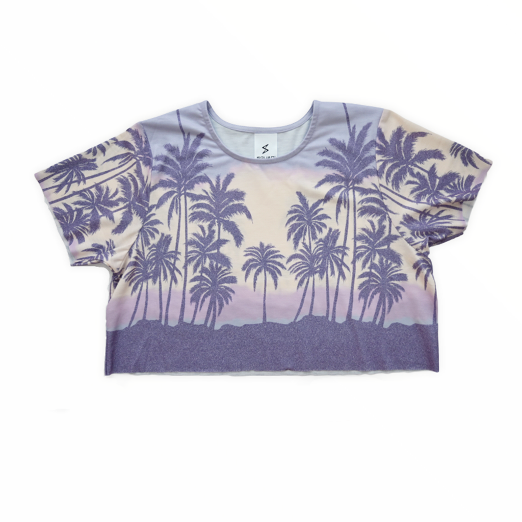 Tropics Beach Crop Tee