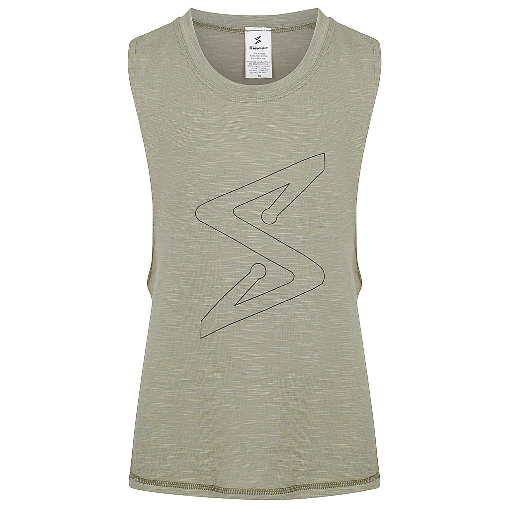 Squad Muscle Tank - Army Green