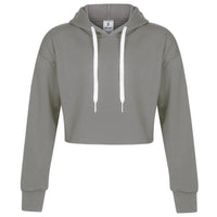 Squad Legends Grey Crop Hoodie