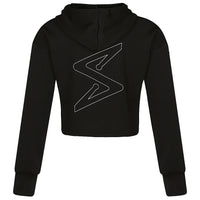 Squad Legends Black Crop Hoodie