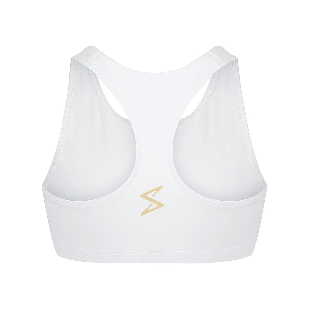 SQUAD BASICS Crop Top - White