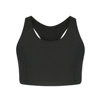 SQUAD BASICS Crop Top - Black