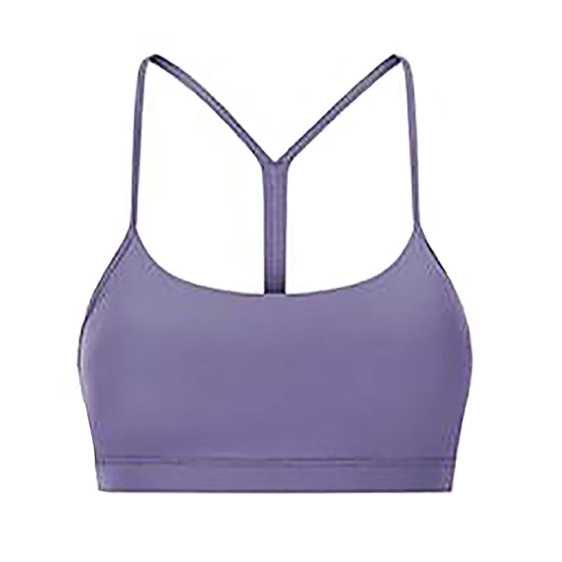 Squad Girls 'Y' Back Sports Bra - Purple