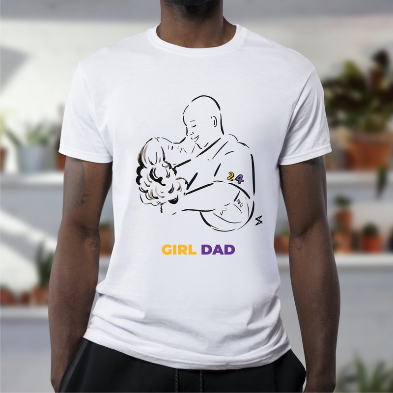 Girl Dad - Kobe Tribute Tee For Dads